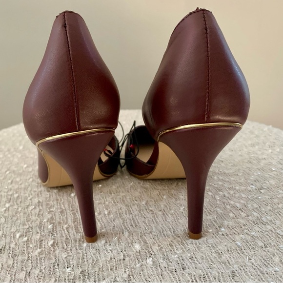 Marc New York Burgundy Heels NEW - 6 - Picture 5 of 11